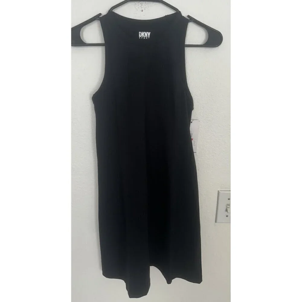 Dkny Sport Women's Regular Fit Racerback Sleeveless Tennis Dress New - Picture 2 of 16